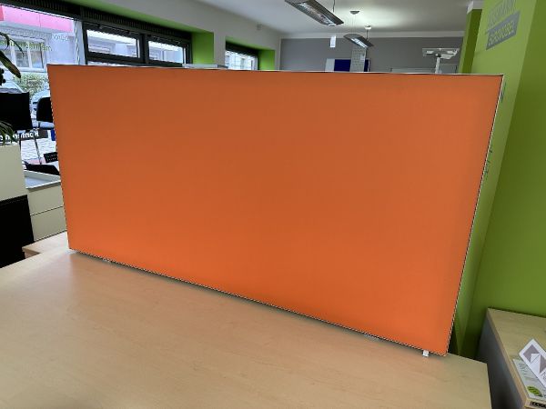 Akkustiktrennwand orange 160x80x5