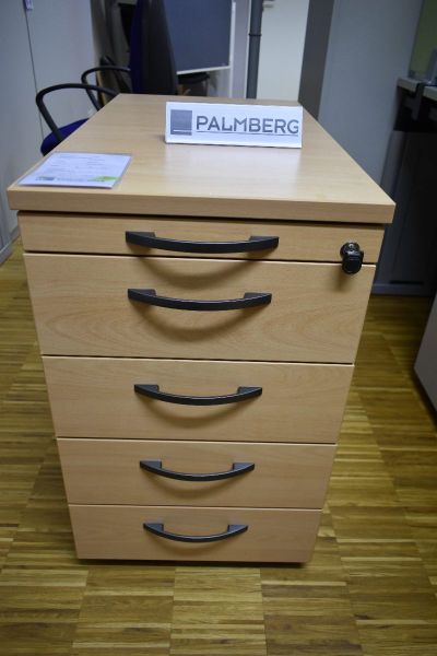 Standcontainer Palmberg, Buche, 5 Auszüge