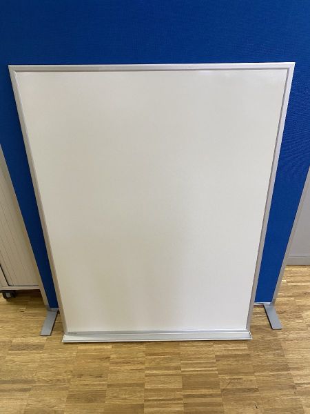 Whiteboard Weiß 90x120 cm mit Ablageschiene